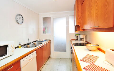 Sorolla: Room, Property, Furniture, Kitchen, Building, Yellow, Interior Design, Orange, House, Real Estate