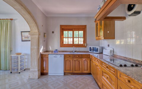 Cap Marti: Cabinetry, Countertop, Tap, Furniture, Sink, Plumbing Fixture, Drawer, Wood, Houseplant, Kitchen