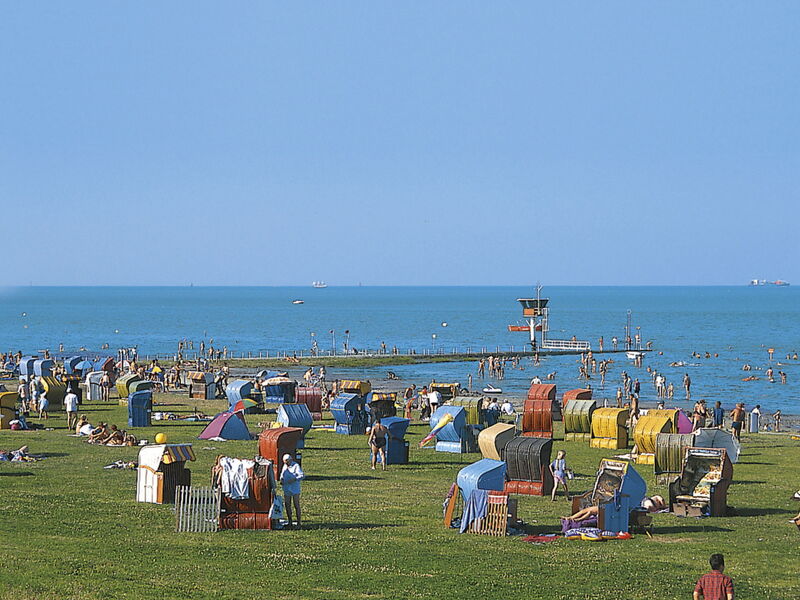 K5 Haus in Eckwarderhörne mit Terrasse und Garten