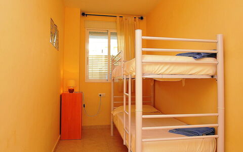 Jávea 421: Room, Bed, Furniture, Hostel, Property, Dormitory, Bunk Bed, Building
