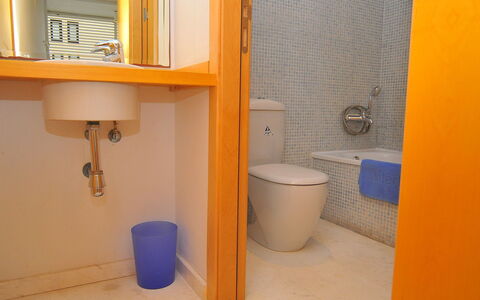 Atarazanas: Bathroom, Room, Property, Tile, Bathroom Accessory, Toilet, Plumbing Fixture, Floor, Bathroom Sink, Architecture