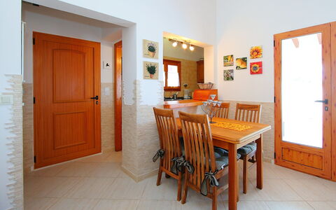 Monte Y Mar: Room, Property, Furniture, Building, Dining Room, House, Floor, Orange, Table, Interior Design
