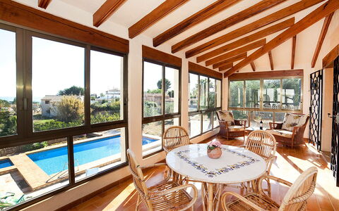 Els Pins: Property, Building, Real Estate, Room, House, Interior Design, Estate, Resort, Home, Villa