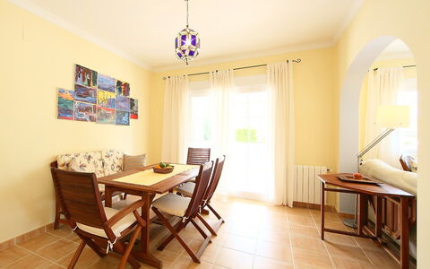 Azul: Room, Property, Furniture, Building, Floor, Interior Design, Dining Room, Real Estate, Yellow, Table