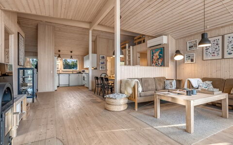 Åse - 1.3Km from the Sea: Furniture, Wood, Interior Design, Flooring, Floor, Chair, Room, Ceiling, Living Room, Apartment