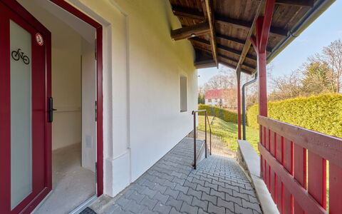 Ruzova 101: Wood, Wood Stain, Paint, Hardwood, Plaster, Porch, Handrail, Walkway