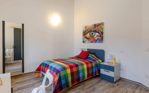 Zena Suite: Interior Design, Floor, Flooring, Furniture, Bedroom, Wall, Bed, Wood, Ceiling, Room
