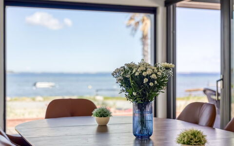Catalina - 30M from the Sea: Furniture, Wood, Interior Design, Flooring, Floor, Chair, Room, Ceiling, Living Room, Apartment