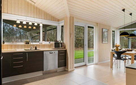Hemfrith - 500M to the Fjord: Interior Design, Furniture, Wood, Ceiling, Flooring, Kitchen, Light Fixture, Countertop, Home, Floor