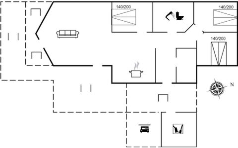 Hemfrith - 500M to the Fjord: Roof, House, Cottage, Home, Shed, Siding, Hut, Garden Buildings, Driveway, Log Cabin