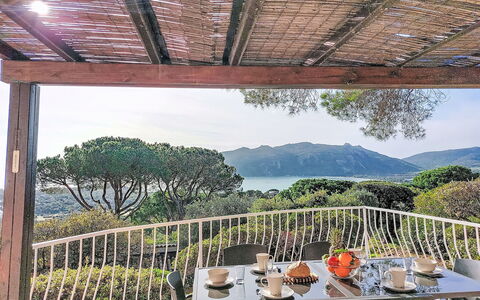 Marina di Santa Giulia: Swimming Pool, Hill, Leisure, Mountain Range, Outdoor Furniture, Hill Station, Resort, Valley, Eco Hotel, Ridge