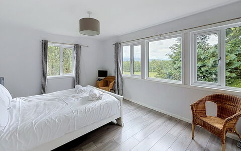 Greenaway: Bed, Furniture, Bedroom, Interior Design, Bedding, Bed Sheet, Floor, Flooring, Wood, Ceiling