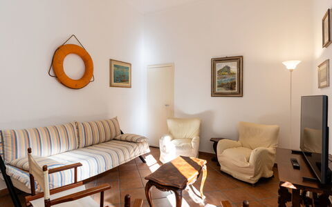 Villa Adriana: Furniture, Interior Design, Flooring, Wall, Floor, Wood, Picture Frame, Room, Couch, Living Room