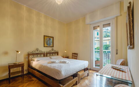 Nerina: Interior Design, Wall, Furniture, Bed, Floor, Wood, Bedroom, Flooring, Room, Bed Sheet