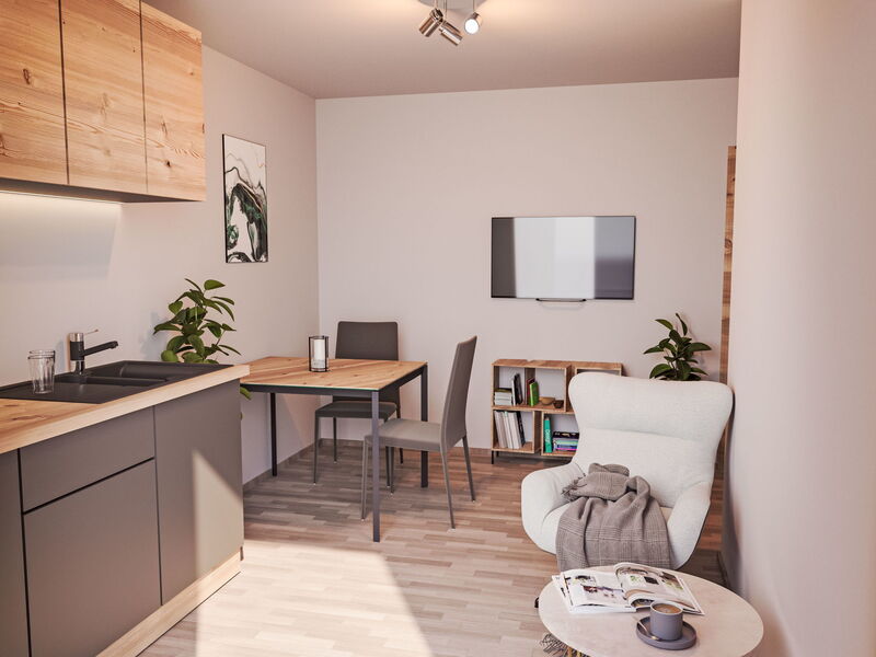 Accommodation:&nbsp;Appartement Typ a 1.2