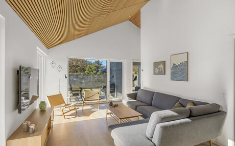 Gudrid - 400M from the Sea: Ceiling, Interior Design, Floor, Couch, Living Room, Hardwood, Wood Flooring, Plank, Wood Stain