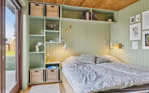 Joseph - 500M from the Sea: Interior Design, Bedroom, Furniture, Wood, Bed, Ceiling, Flooring, Floor, Lighting, Room