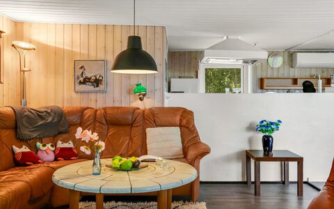 Kaj - 170M to the Fjord: Furniture, Interior Design, Flooring, Couch, Wood, Ceiling, Floor, Light Fixture, Living Room, Room
