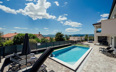 Villa Budimir: Swimming Pool, Resort, Shade, Outdoor Furniture, Eco Hotel, Hotel, Villa, Resort Town, Courtyard