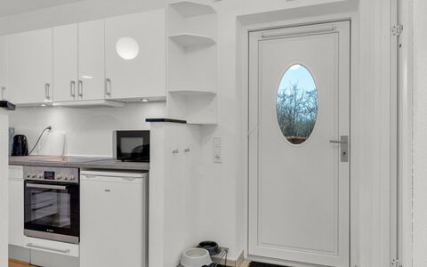 Babo - 250M from the Sea: Flooring, Interior Design, Wood, Floor, Ceiling, Room, Major Appliance, Apartment, Countertop, Kitchen