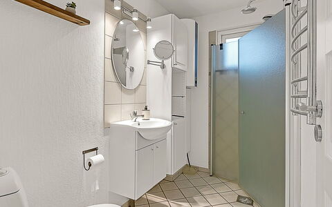 Solvejg - 280M from the Sea: Plumbing Fixture, Interior Design, Flooring, Floor, Bathroom, Sink, Toilet, Bathroom Sink, Plumbing, Toilet Seat