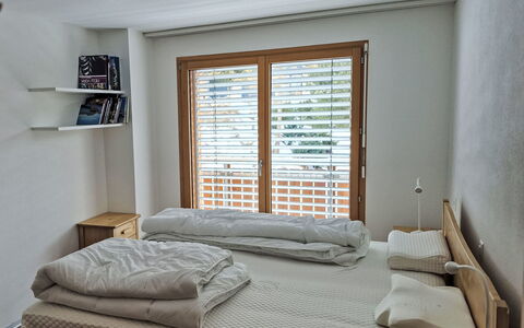 Perrine: Bedroom, Wood, Bed, Furniture, Interior Design, Floor, Bed Sheet, Bedding, Flooring, Room