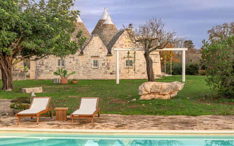 Trulli Experience, Pool, Monopoli: Estate, Garden, Lawn, Mansion, Farmhouse, Villa, Hacienda