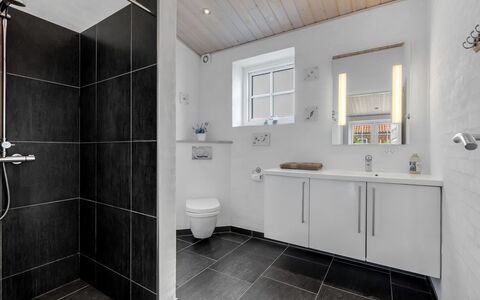 Merit - 3.2Km from the Sea: Flooring, Plumbing Fixture, Wall, Floor, Interior Design, Bathroom, Ceiling, Sink, Tap, Plumbing