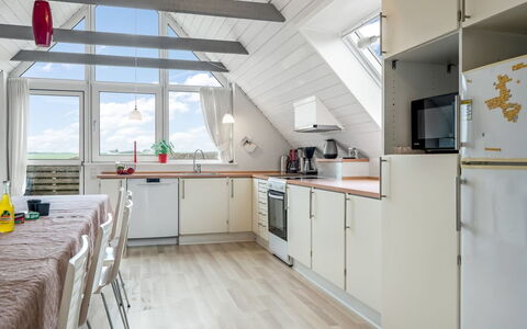 Siljana - 200M from the Sea: Furniture, Wood, Interior Design, Ceiling, Flooring, Floor, Wood Flooring, Home, Chair, Kitchen