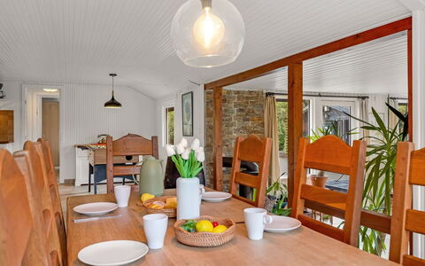 Blandina - 500M from the Sea: Interior Design, Ceiling, Wood, Flooring, Light Fixture, Furniture, Floor, Lighting, Room, Chair