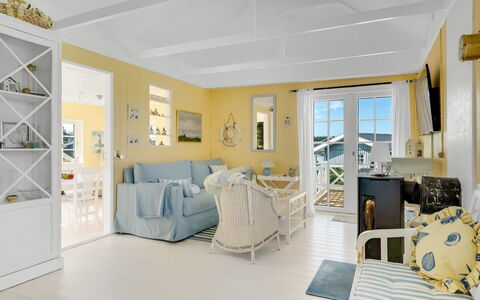 Åsta - 200M from the Sea: Furniture, Wood, Interior Design, Flooring, Floor, Chair, Room, Ceiling, Living Room, Apartment
