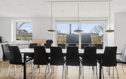 Cyrill - 2Km from the Sea: Furniture, Flooring, Table, Wood, Chair, Floor, Interior Design, Kitchen & Dining Room Table, Lighting, Dining Room