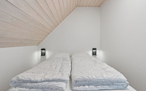Cyrill - 2Km from the Sea: Wood, Ceiling, Bedroom, Floor, Flooring, Interior Design, Lighting, Bed, Linens, Bedding