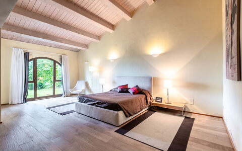 Cignella Resort: Interior Design, Flooring, Furniture, Floor, Wood, Bed, Bedroom, Ceiling, Home, Wood Flooring