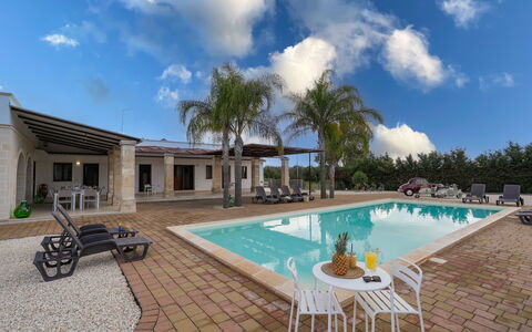 Apulia Retreat: Swimming Pool, Resort, Residential Area, Composite Material, Estate, Eco Hotel, Hacienda, Villa, Shade