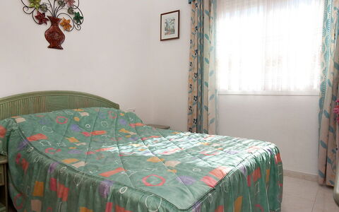 Calpe Calp 971: Bedroom, Room, Bed, Bed Sheet, Furniture, Property, Bed Frame, Bedding, Bed Skirt, Duvet Cover