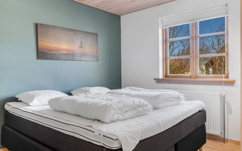 Uolevi - 1.1Km from the Sea: Bedroom, Wood, Bed, Floor, Flooring, Bedding, Interior Design, Bed Frame, Bed Sheet, Room