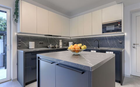 Ventus: Kitchen, Countertop, Kitchen Appliance, Cabinetry, Interior Design, Major Appliance, Flooring, Furniture, Home Appliance, Home