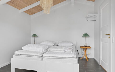 Lenya - 60M from the Sea: Furniture, Interior Design, Bed, Bedroom, Ceiling, Wood, Floor, Flooring, Bedding, Bed Sheet
