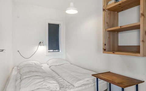 Sointu - 300M from the Sea: Wall, Bedroom, Bed, Wood, Interior Design, Ceiling, Floor, Flooring, Bed Sheet, Bedding