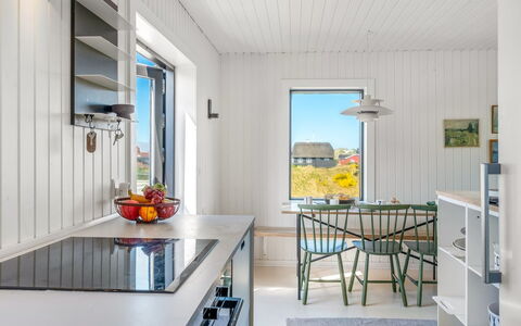 Sointu - 300M from the Sea: Wood, Kitchen, Interior Design, Countertop, Flooring, Home, Ceiling, Kitchen Appliance, Light Fixture, Major Appliance