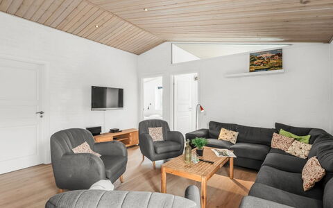 Marjatta - 3.2Km from the Sea: Interior Design, Couch, Flooring, Furniture, Wood, Ceiling, Floor, Living Room, Room