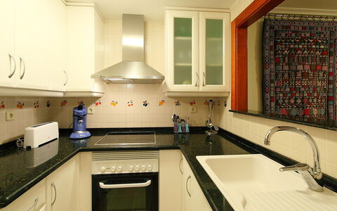 Sotavento: Countertop, Room, Property, Kitchen, Interior Design, Furniture, Cabinetry, Sink, Building, House