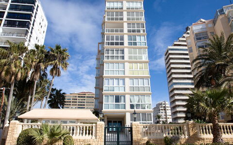 La Joya: Cloud, Building, Plant, Sky, Daytime, Property, Tree, Window, Tower Block, Skyscraper