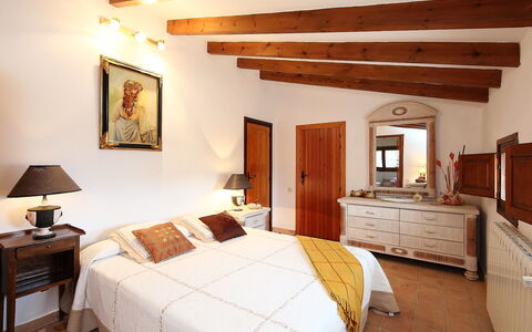 Baile del Sol: Bedroom, Furniture, Room, Bed, Property, Ceiling, Bed Sheet, Interior Design, Bed Frame, Building