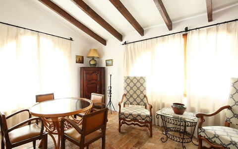 Baile del Sol: Room, Property, Interior Design, Building, Furniture, Ceiling, House, Table, Real Estate, Floor