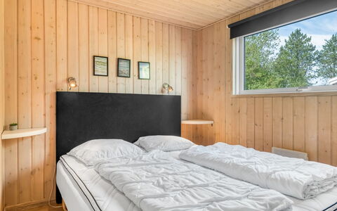 Alisa - 1.9Km from the Sea: Bedroom, Wood, Bed, Bed Sheet, Bedding, Interior Design, Bed Frame, Ceiling, Furniture, Room