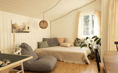 Ljuben - 1.1Km from the Sea: Furniture, Wood, Interior Design, Flooring, Floor, Chair, Room, Ceiling, Living Room, Apartment