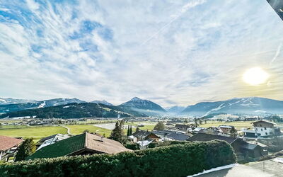 Flachau 800: Sky, Hill, Cloud, Mountain Range, Hill Station, Sunlight, Valley, Alps, Slope, Village