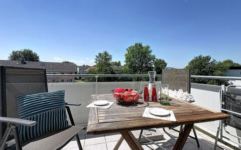 Ammerside: Furniture, Chair, Outdoor Furniture, Wood, Table, Outdoor Table, Kitchen & Dining Room Table, Deck, Hardwood, Balcony